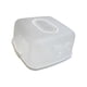 thumbnail image 1 of Portatartas Con Tapa Y Asa Contenedor De Transporte Para Magdalenas Y Tartas, Color Blanco, 1 of 5