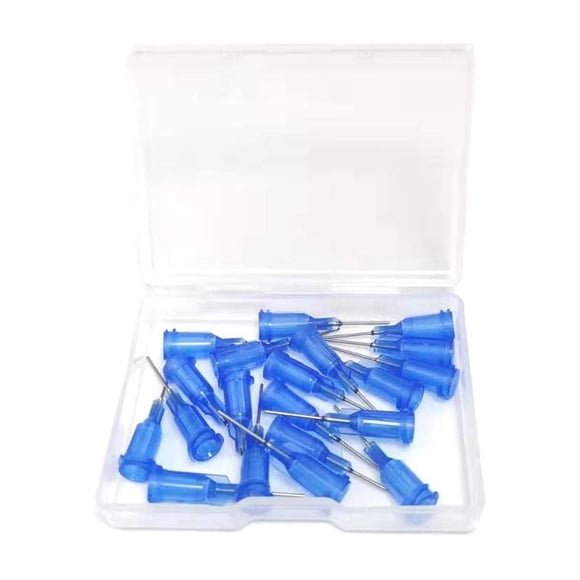 Aguja para jeringa SANANTS calibre 22 1,3 cm azul 20 uds