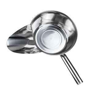 Magideal - Cuchara Para Freír Palomitas De Maíz, Embalaje Para Servicio De Alimentos, Cuchara Para Patatas Fritas Versátil, Ensacadora De Palomitas De Maíz Para 16Cm Derecha
