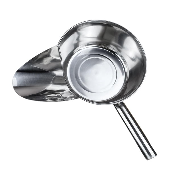 Cuchara para freír palomitas de maíz, embalaje para servicio de alimentos, cuchara para patatas fritas versátil, ensacadora de palomitas de maíz para 21cm Derecha
