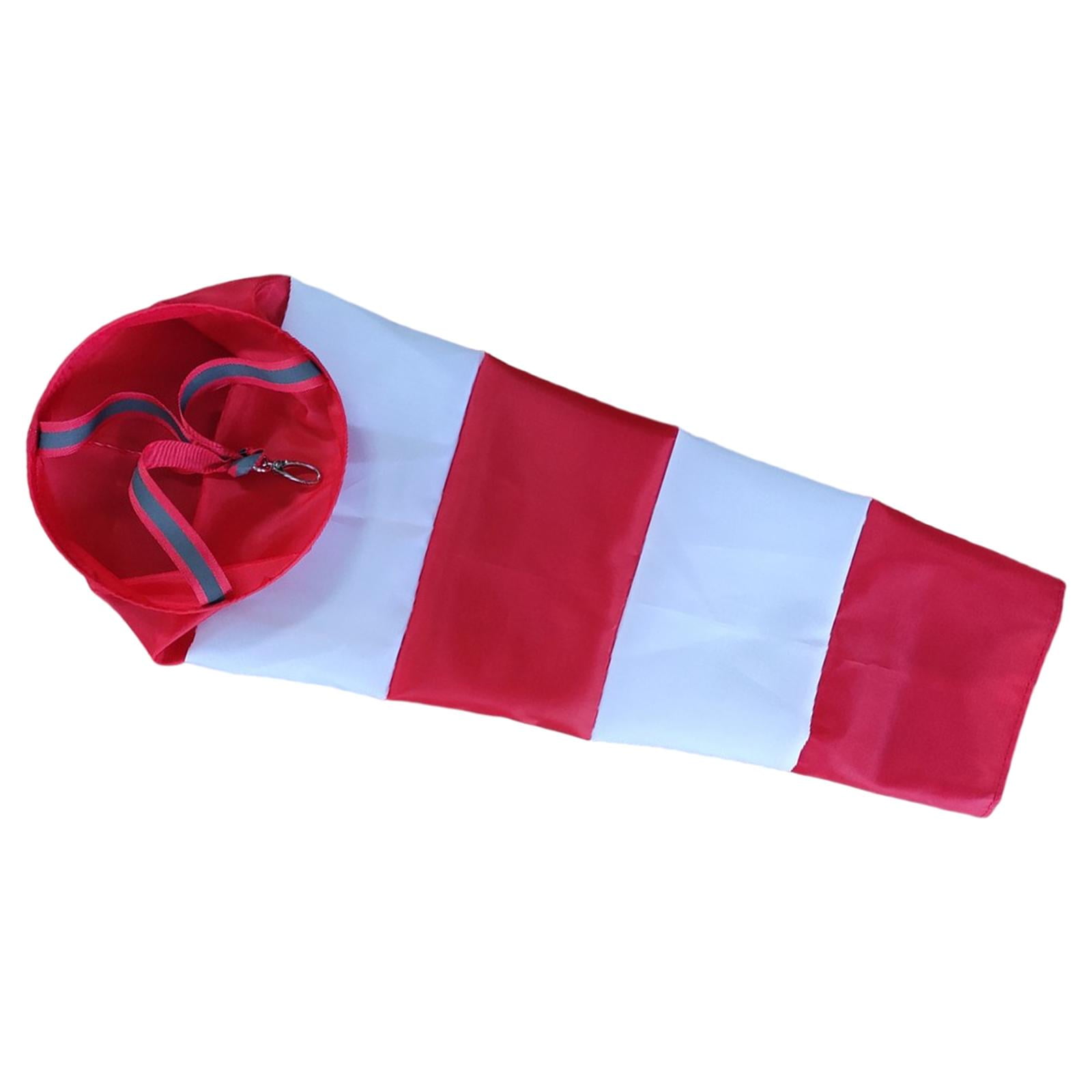 Ioensy - Calcetines De Viento De Aviación Tela Oxford Para Jardín Indicador De Dirección Del Viento Al Aire Libre Rojo 150cm