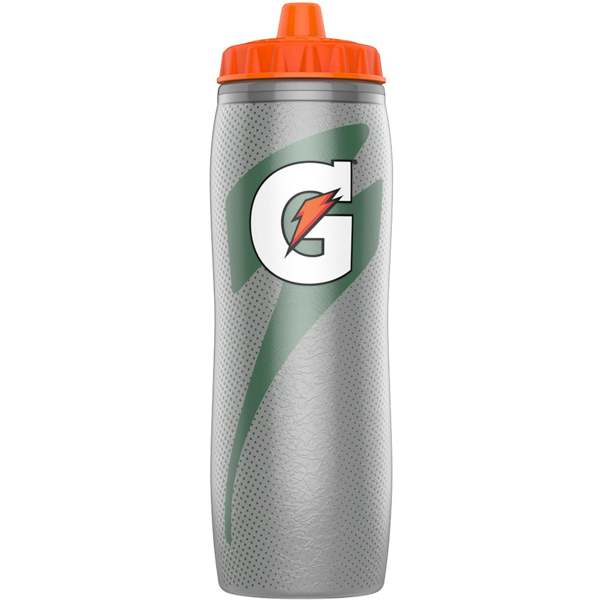 Botella Gatorade Insulated Squeeze De 900 Ml, Color Plateado