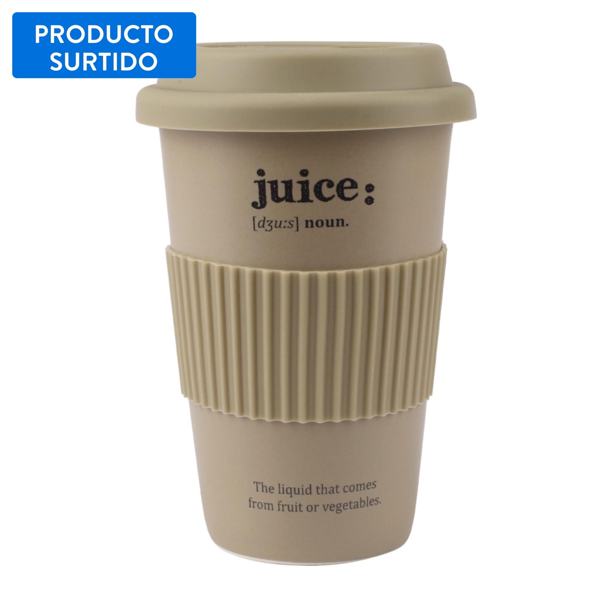 Mug Porcelana China Silicona. 370ml Mainstays