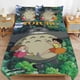 thumbnail image 1 of My Neighbor Totoro Bed Duvet Cover Microfiber Bedding Se3D Printed Lightweight3 Piece Comforter Se,, 1 of 5