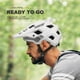 thumbnail image 5 of Casco de bicicleta BATFOX LA303 para hombres, mujeres, adultos y jóvenes, color blanco, 5 of 7