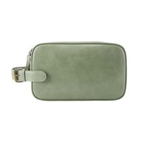 Ecosusi Neceser Grande Elena De Cuero Vegano - Verde Salvia