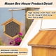 thumbnail image 2 of Bee House POLLIBEE Casa de Abejas Carpinteras de Madera Impermeable, 2 of 8