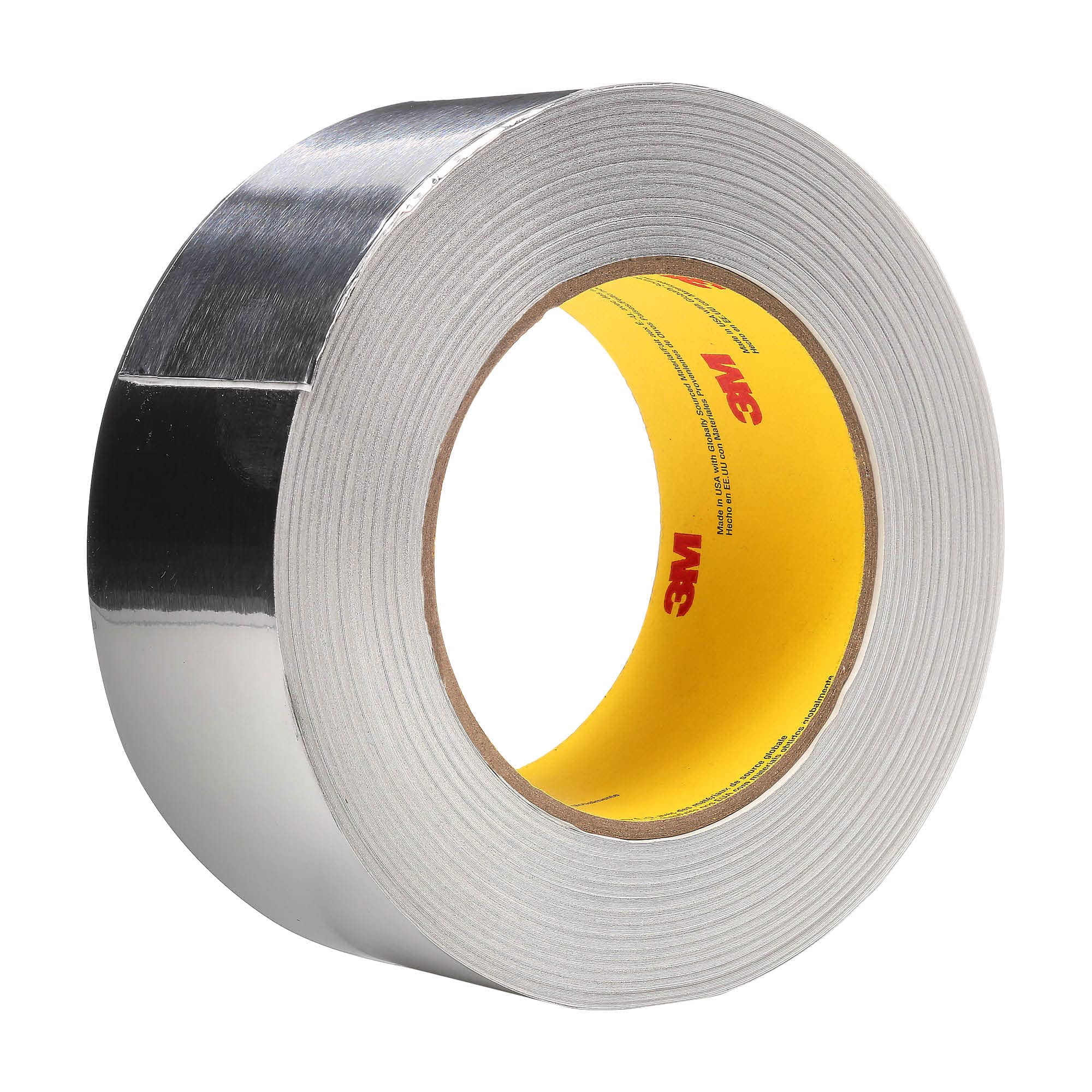 Cinta De Papel De Aluminio 3m 3380 Plateada, 48 Mm X 45 M, 82 Micras