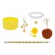 thumbnail image 4 of Juego De Accesorios Para Tazas, Bonitos Llaveros Con Dijes Para Actividades Al Aire Libre, Bolsos De Viaje, Color Amarillo, 4 of 5