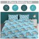 thumbnail image 5 of Squi_rtle Print Bedding Set Pattern Duvet Cove Set3 Pieces Quilt Cover And Pillowcases for Women Men Teens, 5 of 5