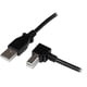 thumbnail image 1 of Cable USB StarTech.com de 1 m USB‑A a USB‑B con conector en ángulo recto, 1 of 2