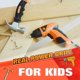 thumbnail image 4 of Set de taladros eléctricos JoyTown Kids, inalámbrico, con funda para brocas, 4 of 7