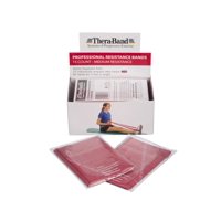 Bandas De Resistencia Theraband Rojo Medio 1.5 M Paquete De 15