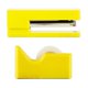 thumbnail image 2 of Set de escritorio JAM Paper amarillo – 2 unidades: engrapadora y dispensador de cinta adhesiva, 2 of 5