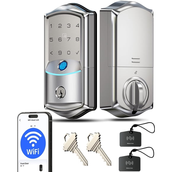 Cerradura Inteligente Ve027 Con Wi fi Huella Digital Y Acceso Sin Llave Ip65