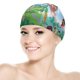 thumbnail image 5 of Press Start Gorro de Natación de Licra, Gorro de Baño de Tela Cómoda, Gorro Elástico Antideslizante para Hombres, Mujeres y Niños, 5 of 6