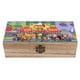 thumbnail image 1 of Manny Manitas Caja Organizadora de Madera Rústica - Caja Decorativa Multifuncional para Escritorio, Hogar, Oficina, Joyas y Manualidades, 1 of 6