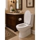 thumbnail image 5 of Asiento Tapa WC Elongado De Madera Con bisagras Metalica y Cierre Sueve Modelo Hessen Marca Taumm, 5 of 8