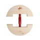 thumbnail image 1 of Sombrero de vaquero con forma de camilla, tamaño pequeño, de 6 1/2 a 9 1/2, rojo, 1 of 9
