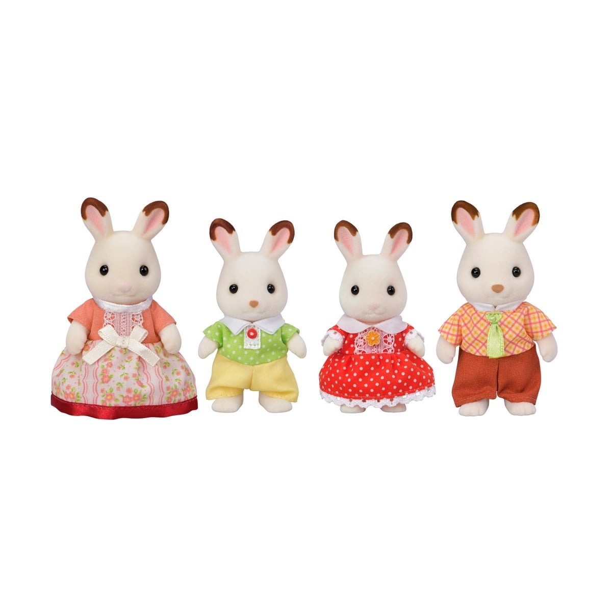 Figuras Sylvanian Families Familia Conejo Chocolate