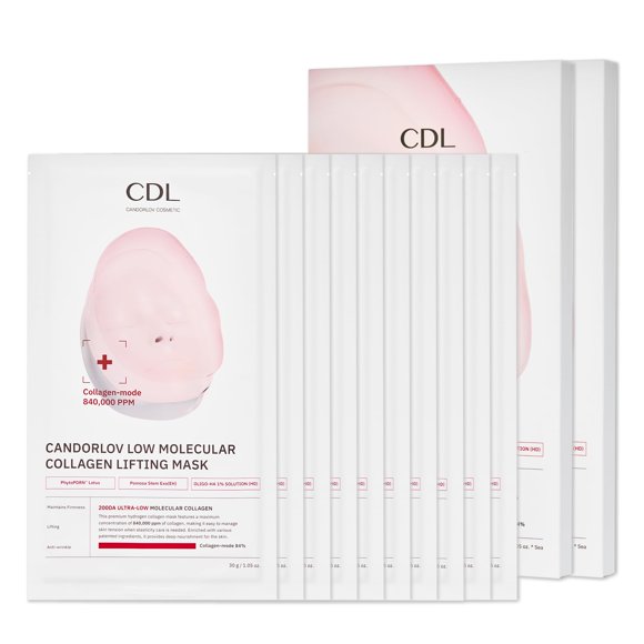 Mascarilla facial CANDORLOV Colágeno Lifting 10 hojas