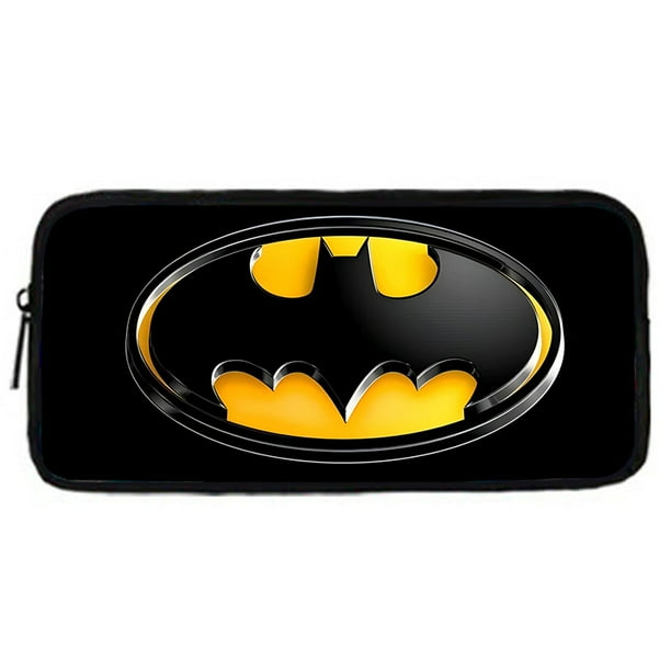 Super Hero B-BatmanS LOGO 3 pcs set Child School Backpack With Shoulder Bag Pencil Bags School Bags for Boys Girls Best Gift