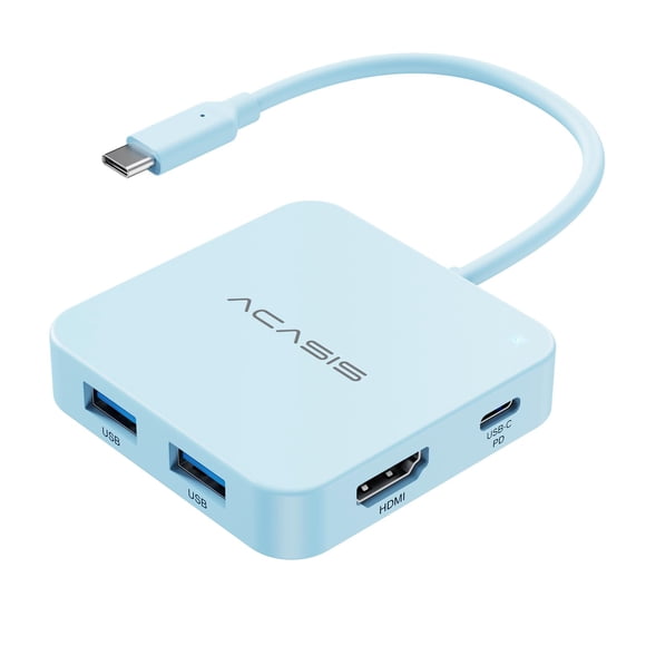 Concentrador USB‑C ACASIS 10 Gbps 4K 60 Hz HDMI PD 100 W