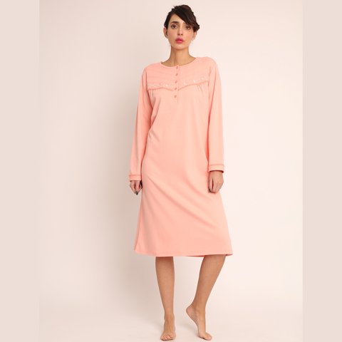 Mon Amour - Camisa Algodón Liso Con Bordado 261131 - S