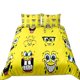 thumbnail image 1 of x650 Bed SheetsCartoon SpongeBobed Bedding Set,Sponge-bob print Duvet Cover,Patricks Squidwards Quilt Cover Pillowcase Bed Set For children 3-Piece Bedding Set (1 Duvet Cover + 2 Pillow Shams) nj650, 1 of 5
