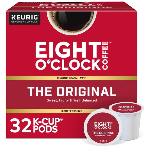 Cápsulas Keurig K-Cup de Coffee Eight O'Clock The Original, 32 unidades