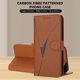 thumbnail image 5 of Funda Cartera Fibra de Carbono para Motorola Edge 50 Neo con Soporte y Cierre Magnético Marrón, 5 of 6