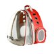 thumbnail image 3 of Portador De Gato Expandible Frente Trasero Transparente Mochila De Burbujas Bolsa De Viaje Para Mascotas Rojo, 3 of 5