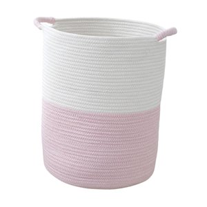 Magideal - Cesta De Almacenamiento Para Organizar La Ropa, Cesta De Lavandería, Práctica Y Moderna, Cesta De Ropa Para Organizar El Hogar, La Sala De Estar Y El Rosa