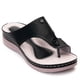 thumbnail image 3 of Sandalia Kibo Black Chancleta 38, 3 of 3