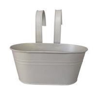 Decogreen - Colgante Doble Metalico Crema