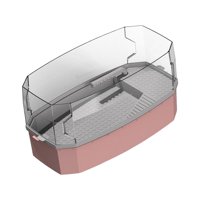 Ioensy - Tanque De Tortuga Tortuga Desmontable Con Bomba De Agua Duradero Para Pequeños Anfibios Pequeños Rosa