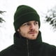 thumbnail image 5 of Gorro Scotamalone de punto con puños, verde, para mujer y hombre, 5 of 5