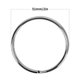 thumbnail image 2 of Aros para llaves Newflager 51 mm Acero plateado - Pack de 10, 2 of 6