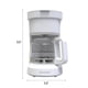 thumbnail image 3 of Cafetera de Goteo Savour 5 Tazas Blanca, 3 of 8