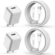 thumbnail image 1 of Cargador Banety para iPhone, paquete de 2, cable USB a Lightning de 6 pies, 1 of 7