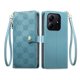 thumbnail image 1 of Funda Billetera con Cierre para [Xiaomi Redmi Note14] con Tarjetero, Soporte y Correa de ManoAzul, 1 of 5