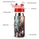thumbnail image 3 of Aves de PresaBotella de Agua con Tapa Pop Top de Un Toque, Acero Inoxidable, a Prueba de Fugas, para Deportes, Botella Infantil rosa 12 oz, 3 of 6