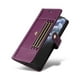 thumbnail image 3 of FOXDOCK Funda tipo Cartera para iPhone 16 Pro Max – Cubierta de Cuero PU con Múltiples Ranuras, Bolsillo para Efectivo y Correa de Muñeca, 3 of 6