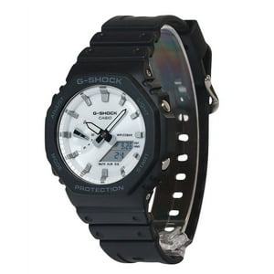Casio - Reloj G-Shock Análogo Digital Correa De Resina De Base Biológica Esfera Blanca Cuarzo Ga-2100Wd-1A 200M Para Hombre