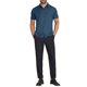 thumbnail image 2 of INSPIRE CHIC Camisas de Vestir de Manga Corta de Color Sólido con Cuello de Botón para Hombre 2XL Azul Oscuro, 2 of 5
