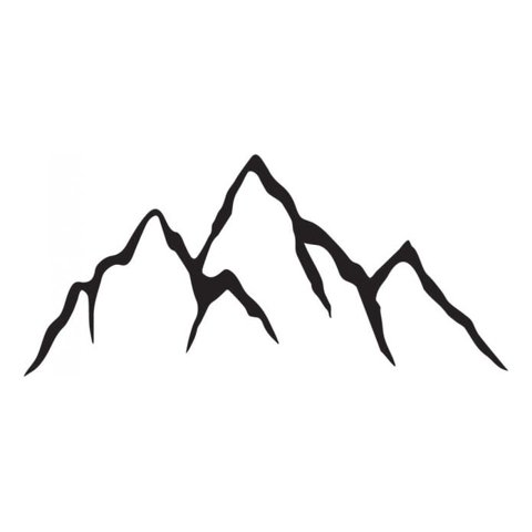 Rienda Libre Graphics - Decomural Mountain Peaks Landscape Ws-44177