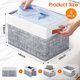 thumbnail image 2 of Canasto organizador plegable Fab totes 14 x 10 in, 2 of 3