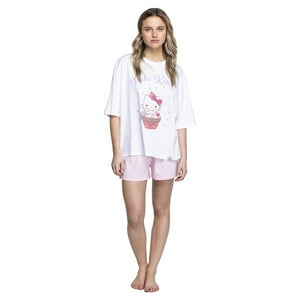 Top - Pijama Verano Mujer Algodón Hello Kitty C2