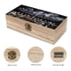 thumbnail image 3 of Juego de Tronos Caja Organizadora de Madera Rústica - Caja Decorativa Multifuncional para Escritorio, Hogar, Oficina, Joyas y Manualidades, 3 of 6