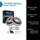 thumbnail image 2 of Kit de pastillas y discos de freno TRQ cerámicos para Ford F-150 2015-2017, 2 of 9